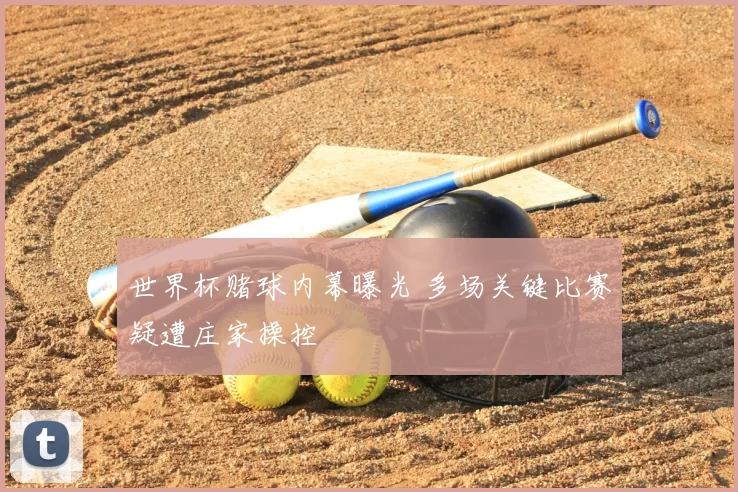 世界杯赌球内幕曝光 多场关键比赛疑遭庄家操控